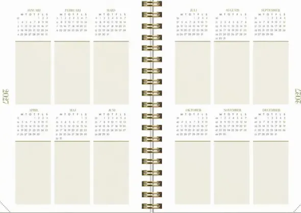 Kalender Life Planner 2027 Essentials A6