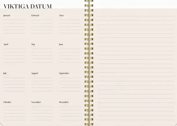 Kalender 2027 Life Planner Inspiration