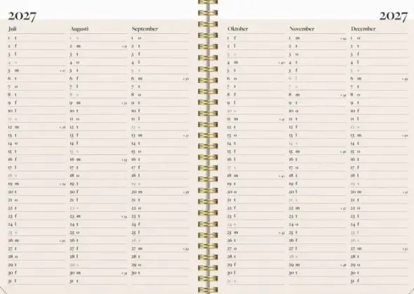 Kalender 2027 Life Planner Inspiration