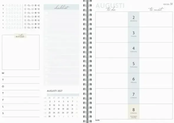 Kalender 2027 Life Planner To Do