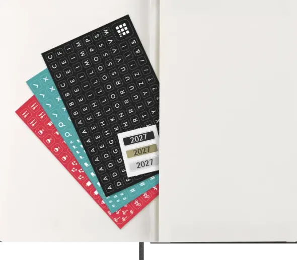 Kalender Moleskine Daily Hard Large Black 2027