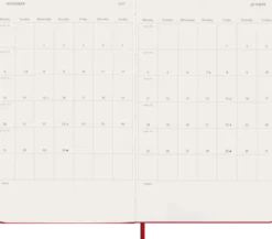 Kalender Moleskine Daily Hard Large Red 2027