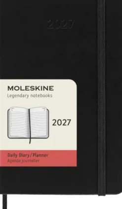 Kalender Moleskine Daily Hard Pocket Black 2027