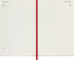 Kalender Moleskine Daily Hard Pocket Red 2027