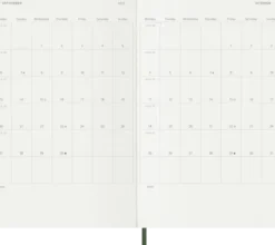 Kalender Moleskine Daily Soft Large Myrtle Green 2027