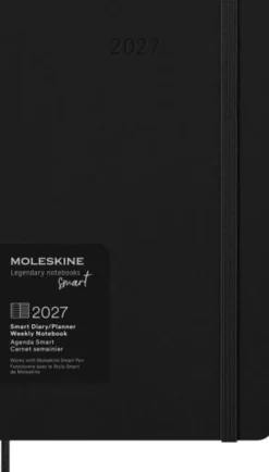 Kalender Moleskine Smart Digital Planner 12M Week Note Large Svart 2027