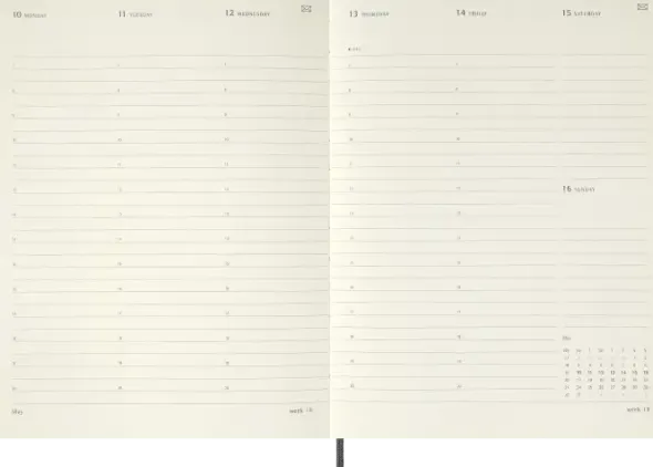 Kalender Moleskine Smart Pro Digital Planner 12M Weekly XL Svart 2027