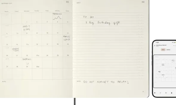 Kalender Moleskine Smart Pro Digital Planner 12M Weekly XL Svart 2027