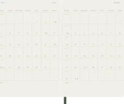 Kalender Moleskine Weekly Notebook Myrtle Green Soft Pocket 2027