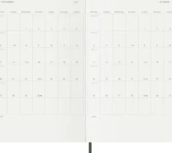 Kalender Moleskine Weekly Notebook Myrtle Green Soft Large 2027