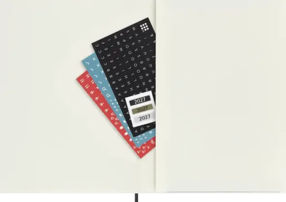 Kalender Moleskine Weekly notebook XL Soft Black 2027