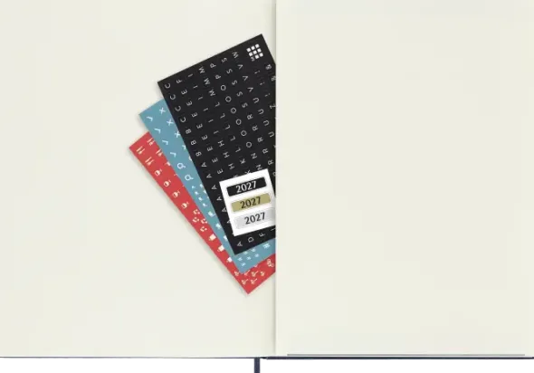Kalender Moleskine Weekly Notebook Blue hard XL 2027