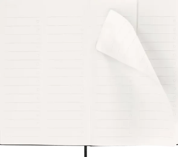 Kalender Moleskine Weekly Pro Vertical Svart hard large 2027