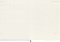 Kalender Moleskine Weekly Pro Vertical Svart hard XL 2027