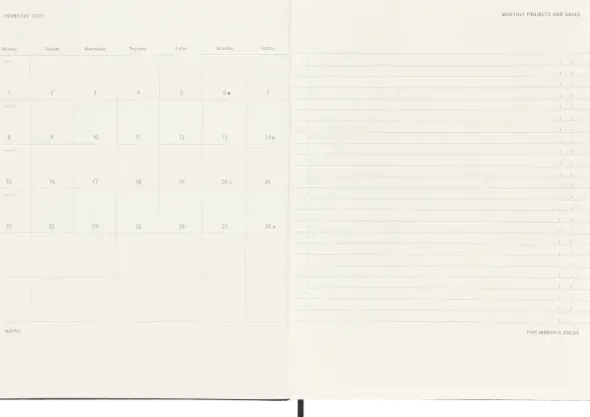 Kalender Moleskine Weekly Pro Vertical Svart hard XL 2027