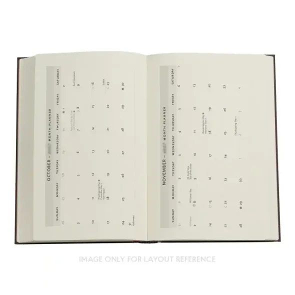 Kalender Paperblanks Maxi Horizontal Blue Luxe 2027