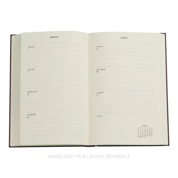 Kalender Paperblanks Maxi Horizontal Black Edition 2027