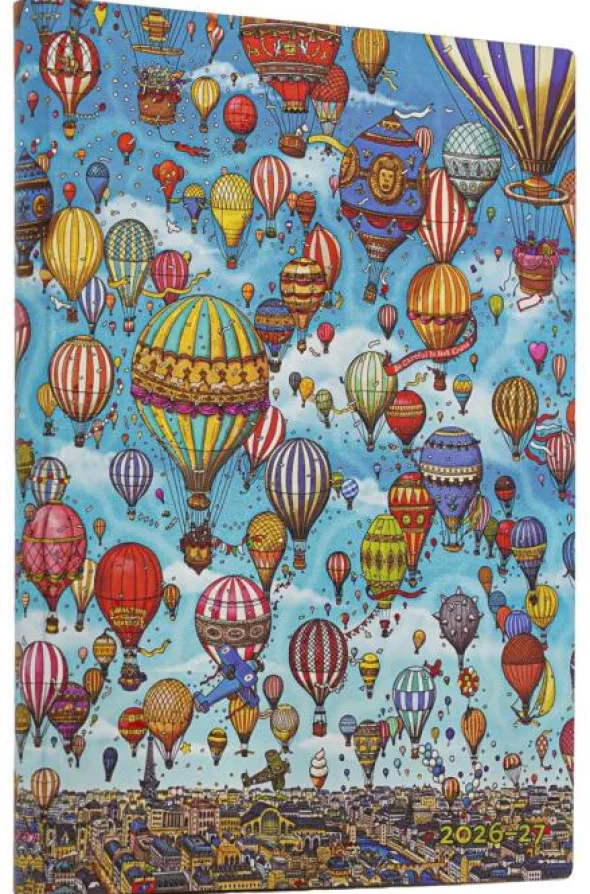 Kalender Paperblanks Midi Balloon Festival Horizontal 2026-2027
