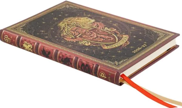 Kalender Paperblanks Midi Gryffindor Diary Horizontal 2026-2027