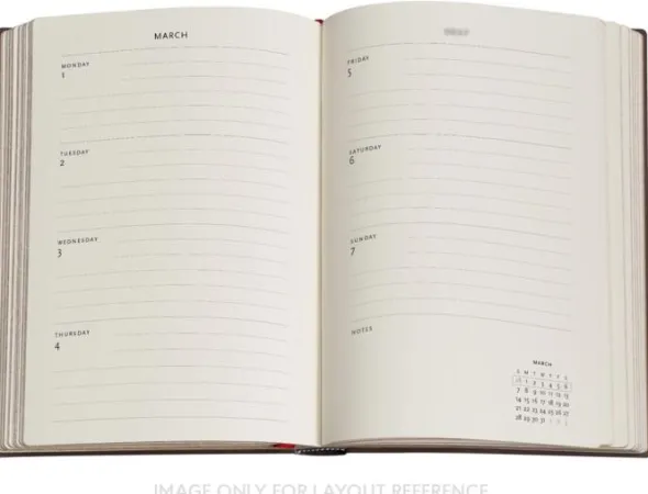 Kalender Paperblanks Midi Gryffindor Diary Horizontal 2026-2027