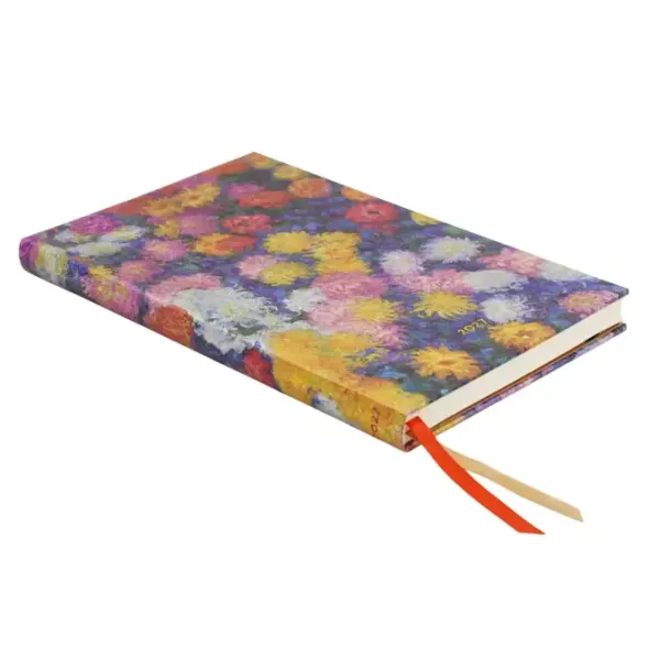 Kalender Paperblanks Mini Horizontal Monets Chrysanthemums 2027