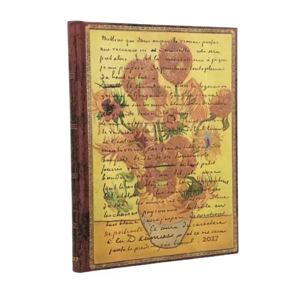 Kalender Paperblanks Ultra Horizontal Van Gogh, Sunflowers 2027