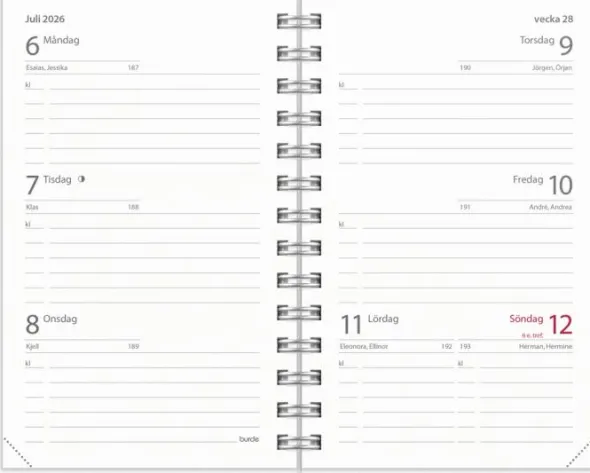 Kalender Pets 4i1 Compact 79x127mm 2026-2027