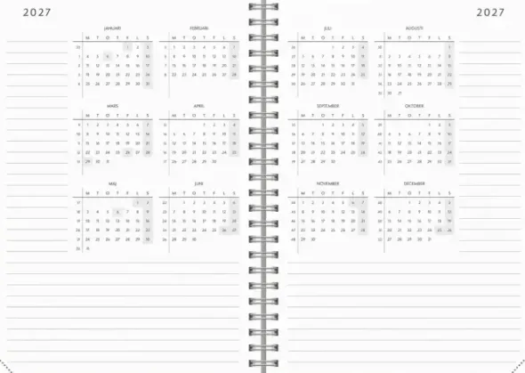Kalender Plan More 2027