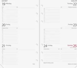 Kalender Regent grundsats 2027 (9,5x17 cm)