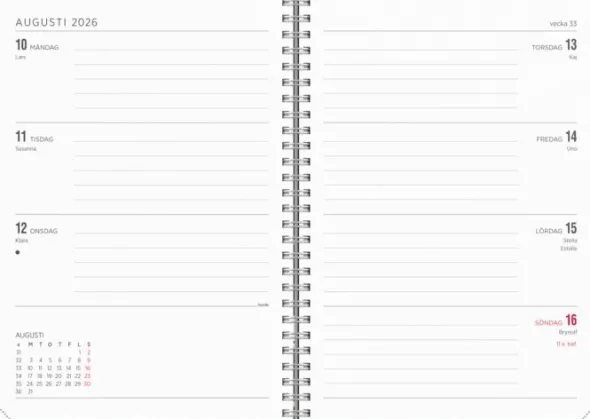 Kalender Senator A5 Story blomma 2026