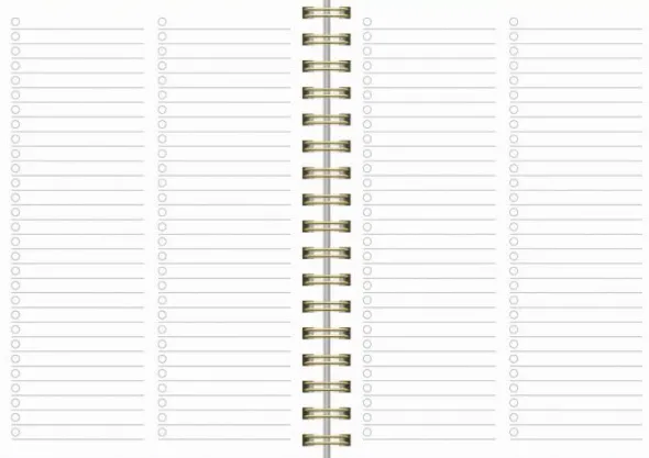 Kalender Senator A6 Story Blomma 2026-2027
