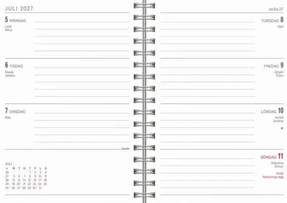 Kalender Senator A6 Story Brun 2027