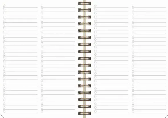 Kalender Senator A6 Textile senapsgul 2027