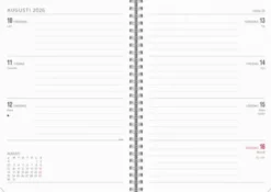 Kalender Senator A5 Textile svart 2026