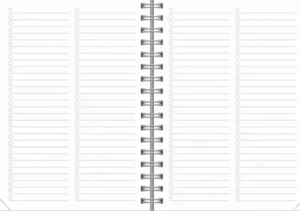Kalender Senator A6 Twist grå 2027