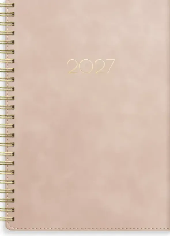 Kalender Senator A5 Twist rosa 2027