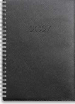 Kalender Senator A5 Twist svart 2027