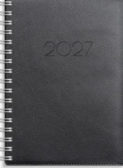Kalender Senator A6 Twist svart 2027