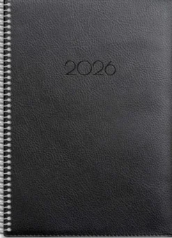 Kalender Senator A5 Twist svart 2026