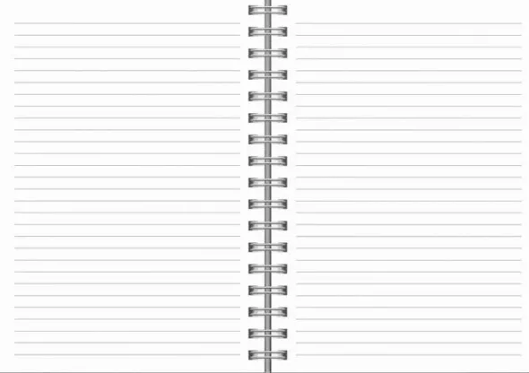 Kalender Senator A6 Twist svart 2026-2027