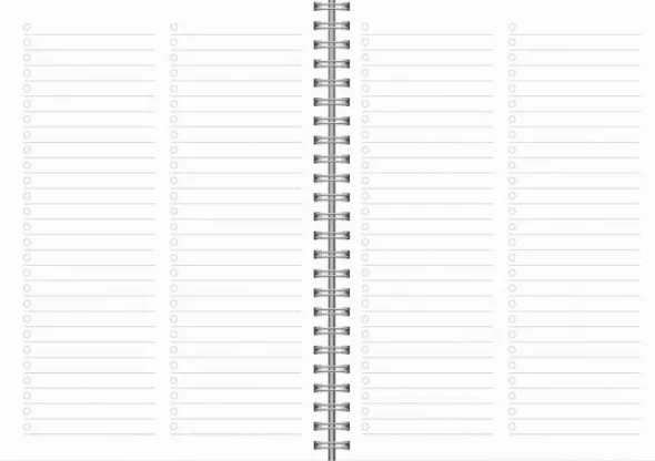 Kalender Senator A5 Twist svart 2026-2027