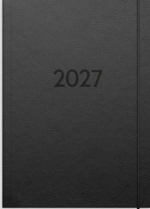 Kalender Senator A5 Vega svart 2027