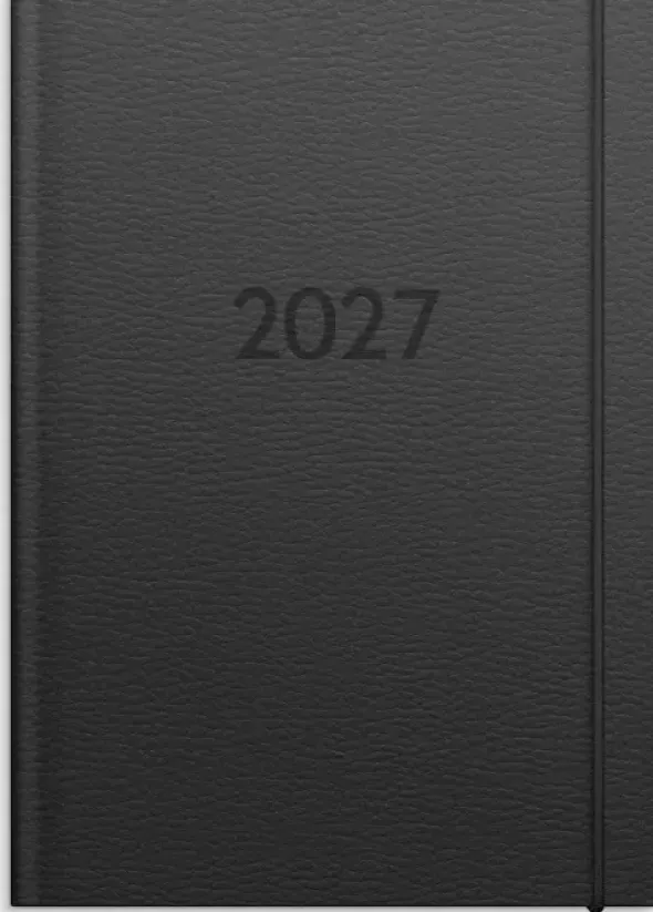 Kalender Senator A6 Vega svart 2027