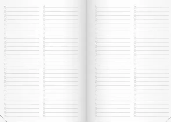 Kalender Senator A6 Vega svart 2027