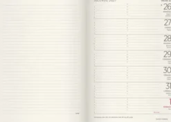 Kalender Stor Veckokalender Forma Deluxe brun 2027
