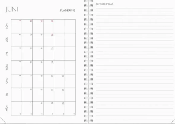 Kalender Study A5 4i1 2026-2027
