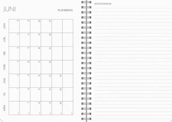 Kalender Study A5 Star 2026-2027