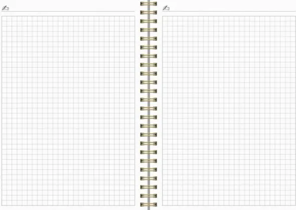Kalender Study A5 Story Blomma 2026-2027