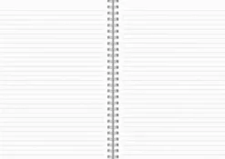 Kalender Study A5 Textile ljusgrå 2026-2027