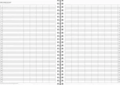 Kalender Study A5 Textile ljusgrå 2026-2027